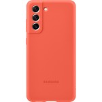 Husa Silicone Cover pentru Samsung Galaxy S21 FE, Coral