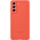 Husa Silicone Cover pentru Samsung Galaxy S21 FE, Coral