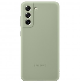 Husa Silicone Cover pentru Samsung Galaxy S21 FE, Green