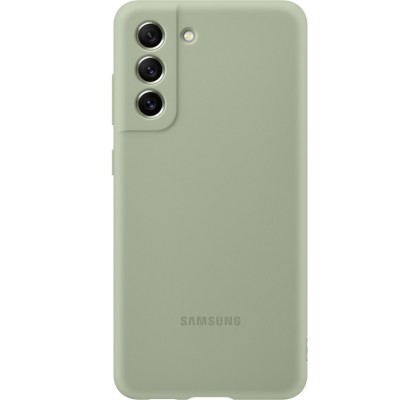 Husa Silicone Cover pentru Samsung Galaxy S21 FE, Green