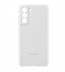 Husa Silicone Cover pentru Samsung Galaxy S21 FE, White