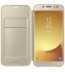 Husa Flip Wallet Samsung Galaxy J7 (2017), Gold