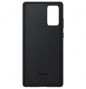 Husa Leather Cover pentru Samsung Note 20, Black