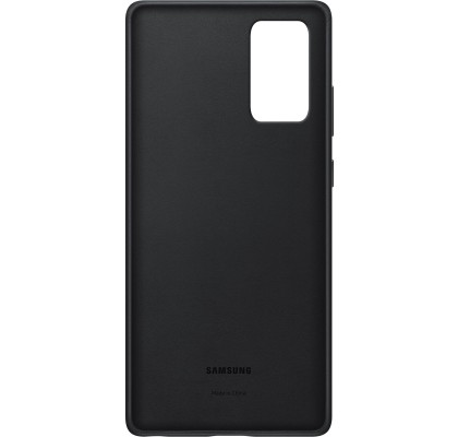 Husa Leather Cover pentru Samsung Note 20, Black