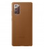 Husa Leather Cover pentru Samsung Note 20, Brown