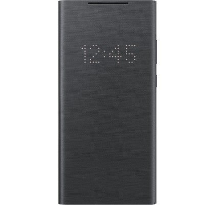 Husa LED View Cover pentru Samsung Note 20, Black