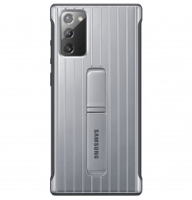 Husa Protective Standing Cover Samsung Note 20, Silver