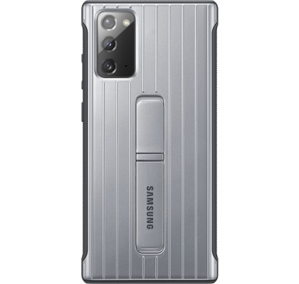 Husa Protective Standing Cover Samsung Note 20, Silver