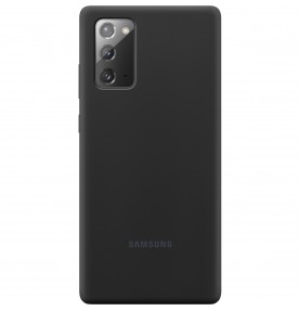 Husa Silicone Cover pentru Samsung Note 20, Black