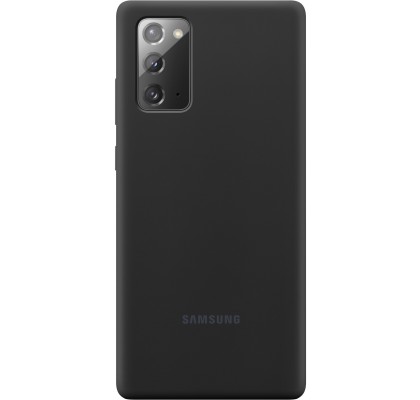 Husa Silicone Cover pentru Samsung Note 20, Black