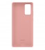 Husa Silicone Cover pentru Samsung Note 20, Copper Brown 