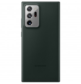 Husa Leather Cover pentru Samsung Note 20 Ultra, Green