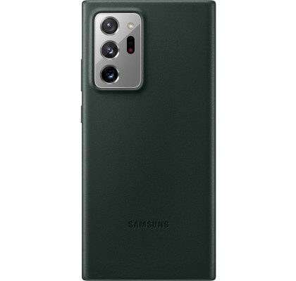 Husa Leather Cover pentru Samsung Note 20 Ultra, Green