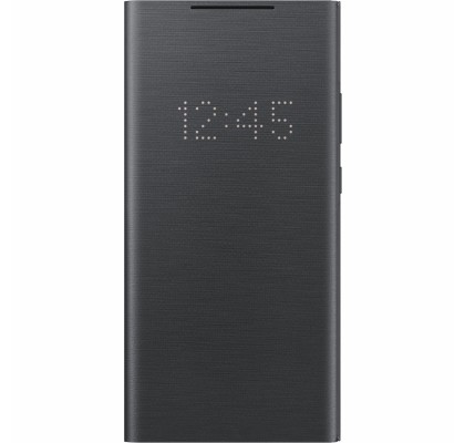 Husa LED View Cover pentru Samsung Note 20 Ultra, Black