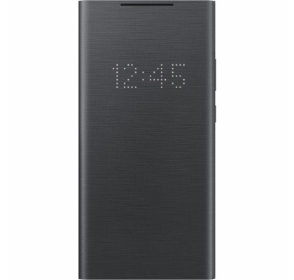Husa LED View Cover pentru Samsung Note 20 Ultra, Black