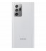 Husa LED View Cover pentru Samsung Note 20 Ultra, White Silver