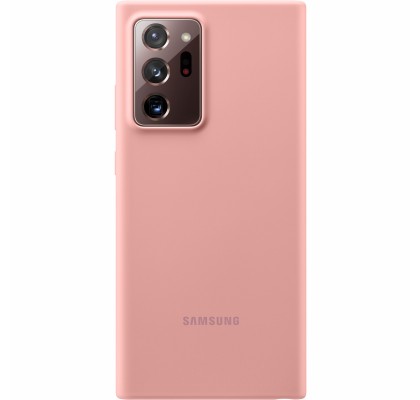 Husa Silicone Cover pentru Samsung Note 20 Ultra, Copper Brown 