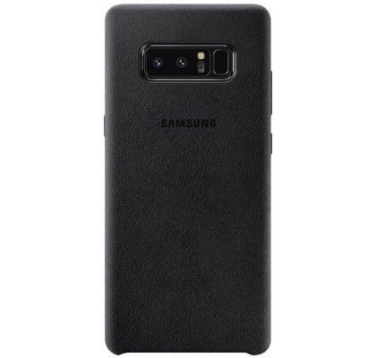 Husa Alcantara Cover pentru Samsung Galaxy Note 8, Black