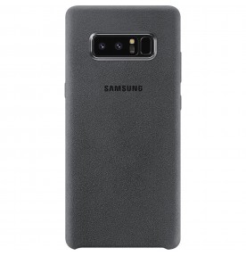 Husa Alcantara Cover pentru Samsung Galaxy Note 8, Dark Gray