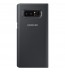 Husa Clear View Standing Cover Samsung Galaxy Note 8, Black