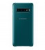 Husa Clear View Cover Samsung Galaxy S10, Green