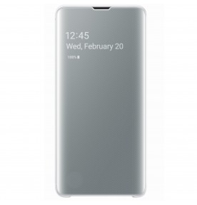 Husa Clear View Cover Samsung Galaxy S10, White