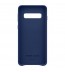 Husa Leather Cover pentru Samsung Galaxy S10, Navy Blue