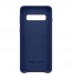 Husa Leather Cover pentru Samsung Galaxy S10, Navy Blue