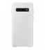 Husa Leather Cover pentru Samsung Galaxy S10, White