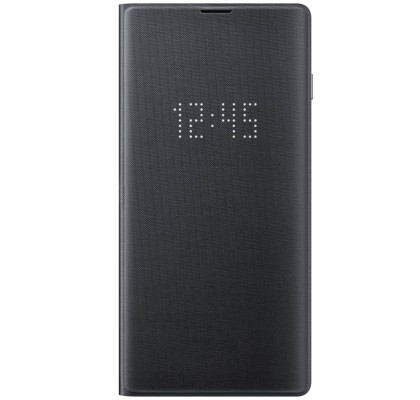 Husa LED View Cover pentru Samsung Galaxy S10, Black