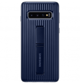 Husa Protective Standing Cover Samsung Galaxy S10, Black