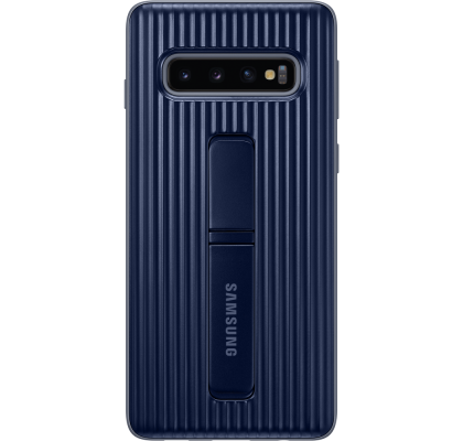 Husa Protective Standing Cover Samsung Galaxy S10, Black