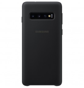 Husa Silicone Cover pentru Samsung Galaxy S10, Black
