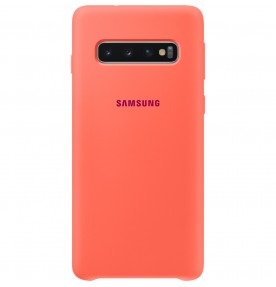 Husa Silicone Cover pentru Samsung Galaxy S10, Berry Pink