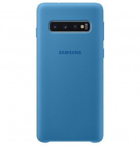 Husa Silicone Cover pentru Samsung Galaxy S10, Blue