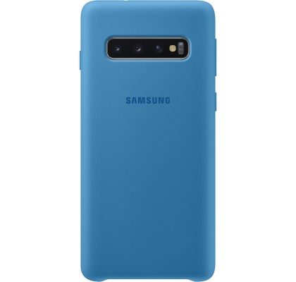 Husa Silicone Cover pentru Samsung Galaxy S10, Blue