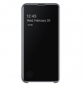 Husa Clear View Cover Samsung Galaxy S10E, Black