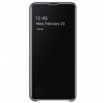 Husa Clear View Cover Samsung Galaxy S10E, Black