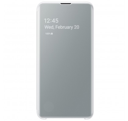 Husa Clear View Cover Samsung Galaxy S10E, White