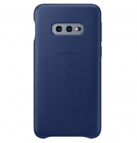 Husa Leather Cover pentru Samsung Galaxy S10e, Navy Blue