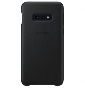 Husa Leather Cover pentru Samsung Galaxy S10e, Black