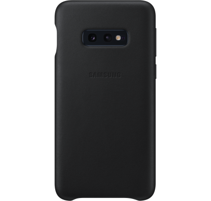 Husa Leather Cover pentru Samsung Galaxy S10e, Black