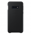 Husa Leather Cover pentru Samsung Galaxy S10e, Black
