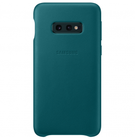 Husa Leather Cover pentru Samsung Galaxy S10e, Green