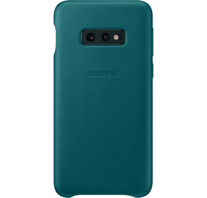 Husa Leather Cover pentru Samsung Galaxy S10e, Green