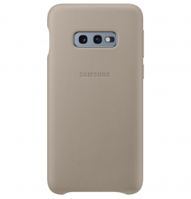 Husa Leather Cover pentru Samsung Galaxy S10e, Gray