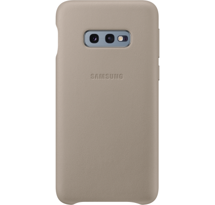 Husa Leather Cover pentru Samsung Galaxy S10e, Gray