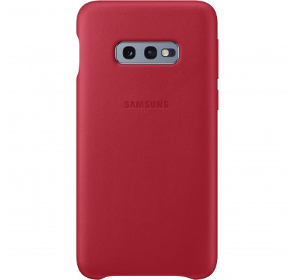 Husa Leather Cover pentru Samsung Galaxy S10e, Red