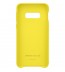 Husa Leather Cover pentru Samsung Galaxy S10e, Yellow