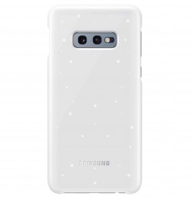 Husa LED Cover pentru Samsung Galaxy S10e, White